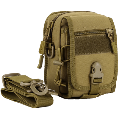 战术穿皮带腰包可斜挎副包弹弓包