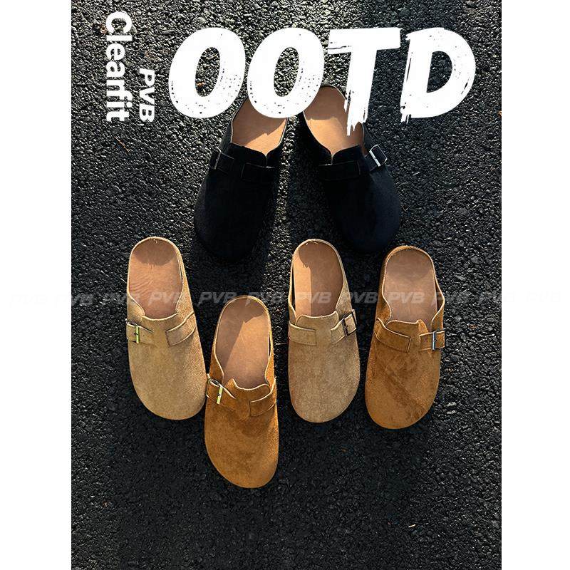 PVB*25FW"老钱系列" 复古Cleanfit一脚蹬勃肯鞋 男款慵懒包头半拖,流行男鞋,时尚休闲鞋,淘宝优惠券,粉丝福利购,淘宝优惠卷