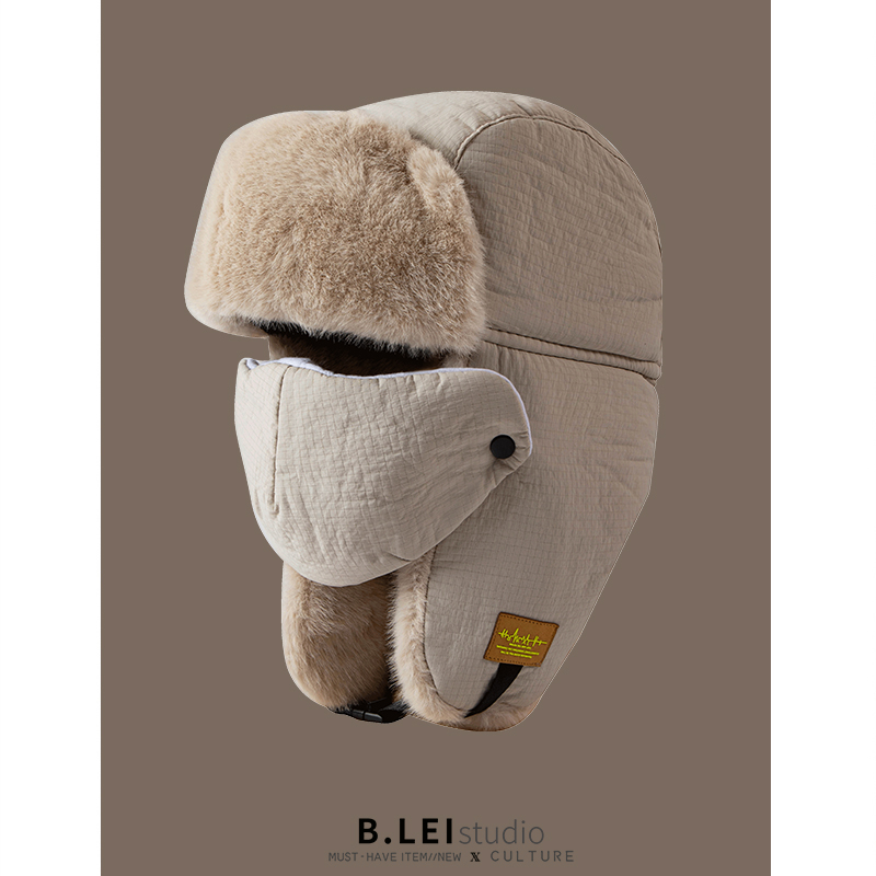 半蕾冬季防寒神器雷锋帽