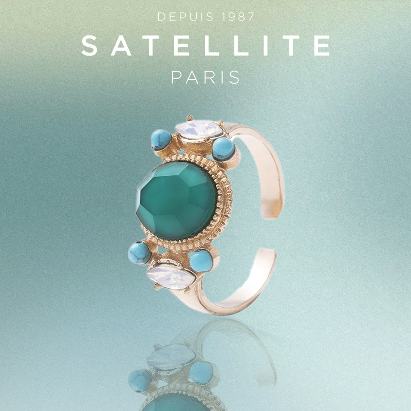 可调节戒指satellite法式优雅女