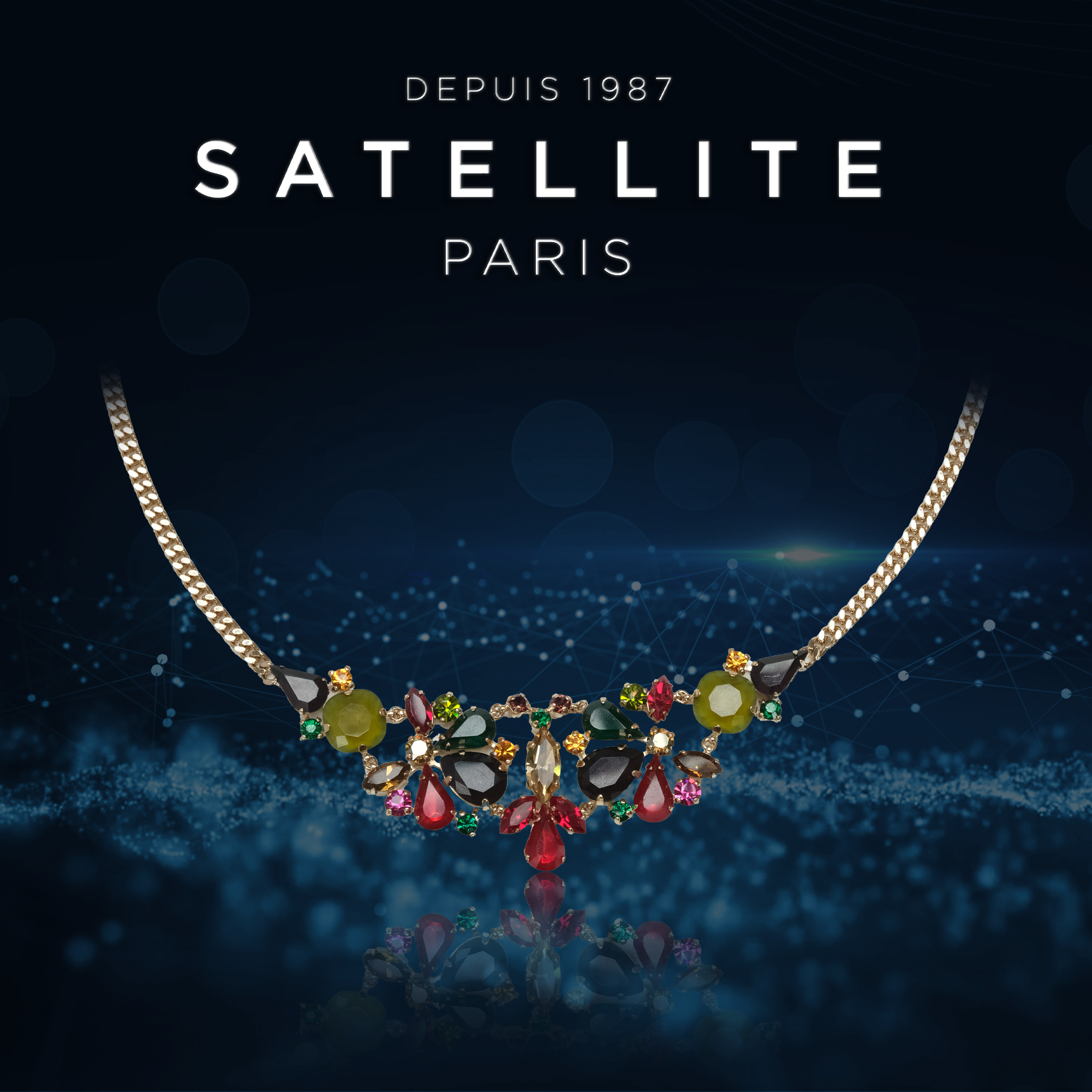 时尚项链satellite高级感设计女