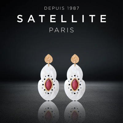 satellite时尚高级感女耳针