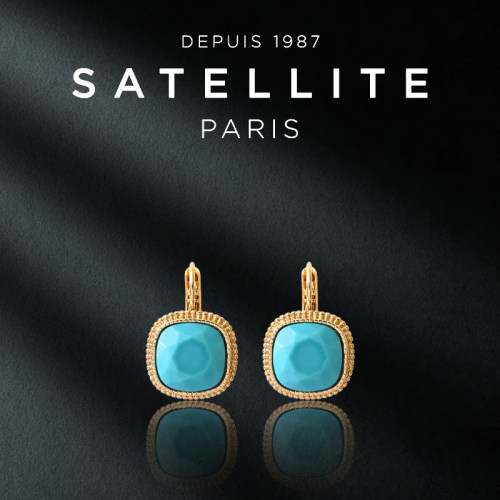 satellite小众方糖个性女耳环