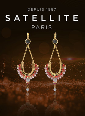 SATELLITE SIL系列耳环女小众个性百搭耳坠百搭气质款高级感饰品