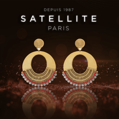 SATELLITE SIL系列耳环耳夹女小众高级感设计耳坠百搭气质款饰品