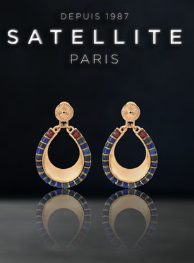 SATELLITE INO系列耳饰女高级感复古风小众精致轻奢耳环官方正品