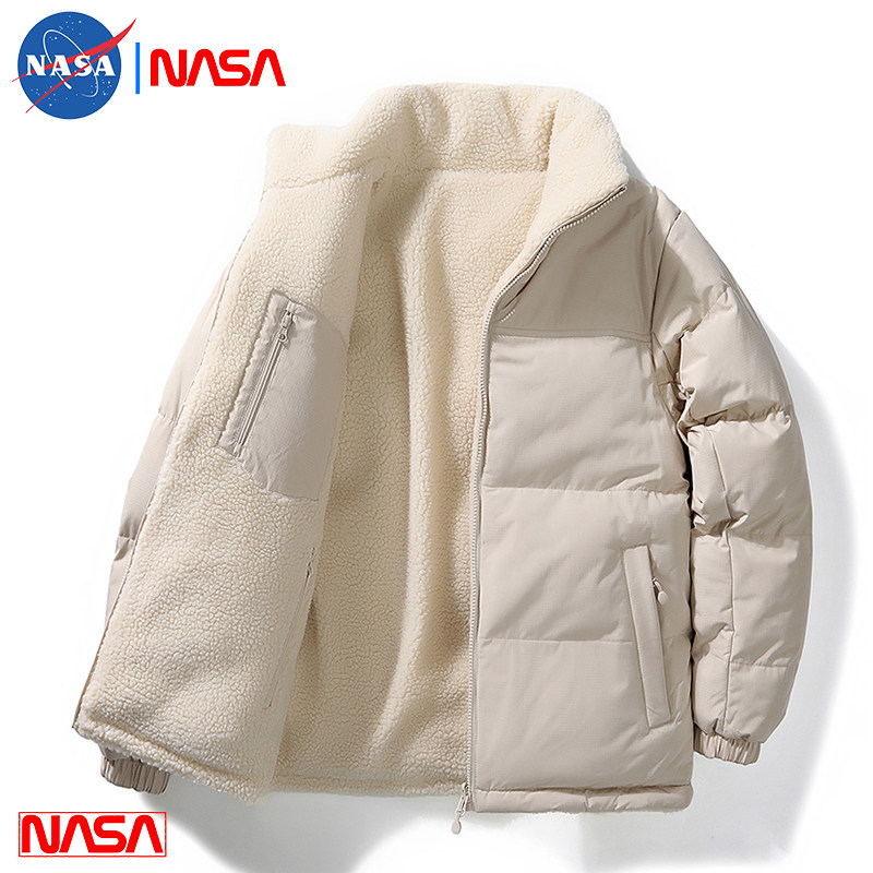 冬季潮牌男士新款双面穿保暖棉服加绒加厚休闲宽松立领外套男女款,男装,牛仔外套,淘宝优惠券,粉丝福利购,淘宝优惠卷