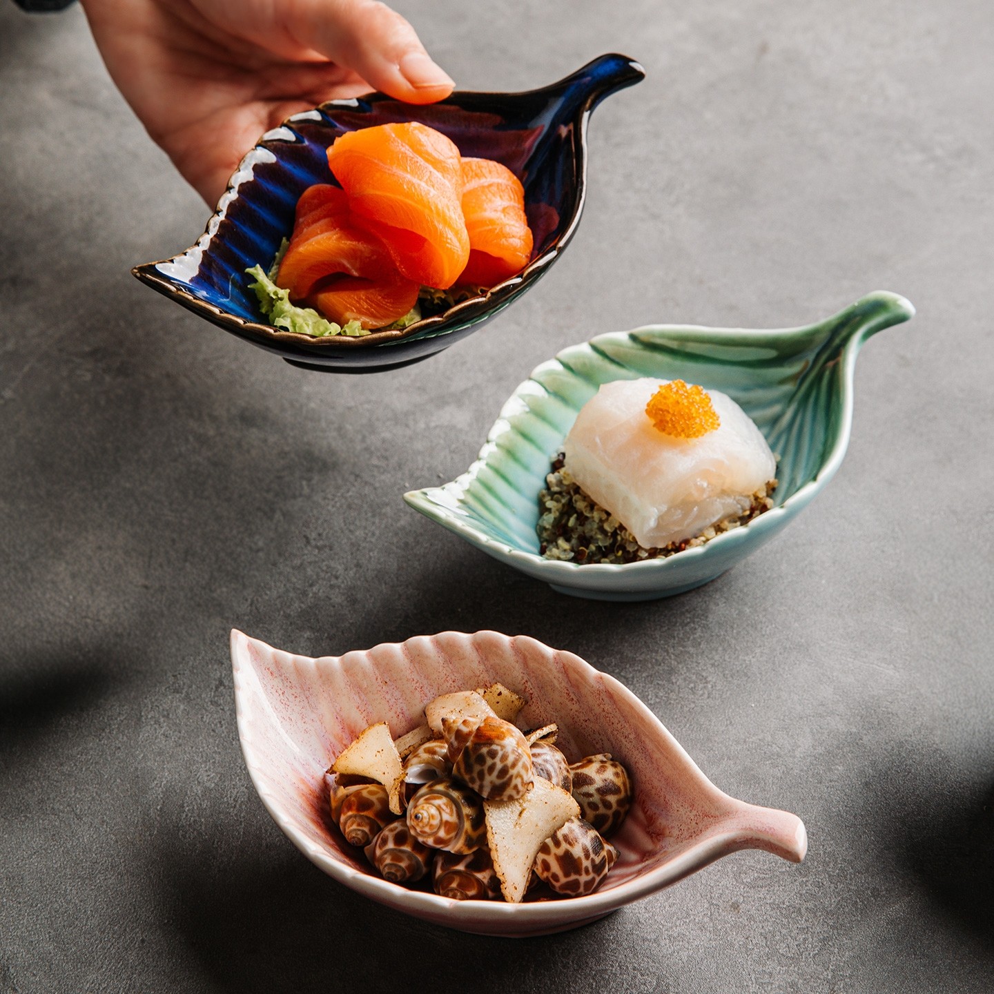 新款餐具陶瓷盘树叶调料碟盘特色菜盘子商用酒店餐具西餐厅造型盘,餐饮具,碟,淘宝优惠券,粉丝福利购,淘宝优惠卷