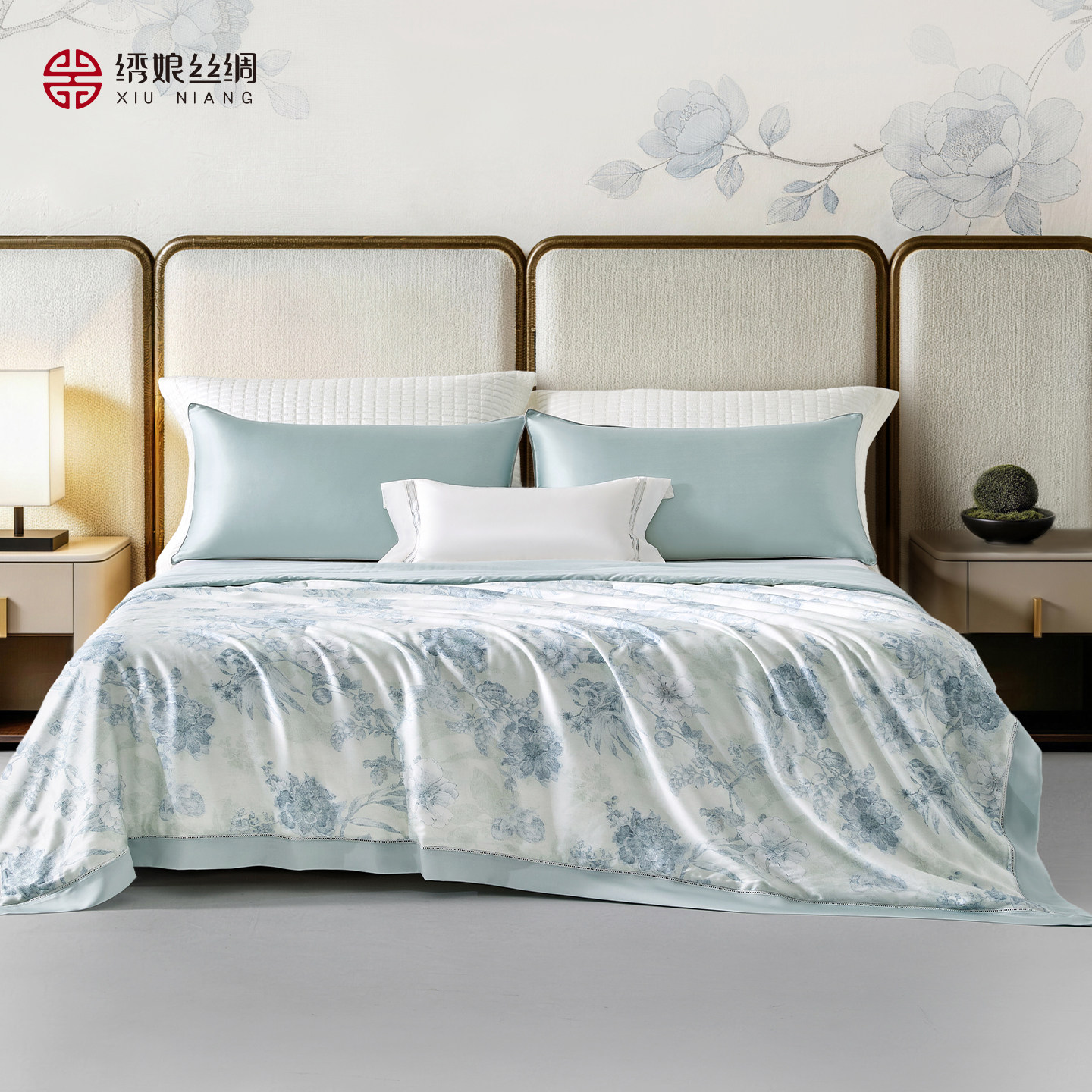 绣娘丝绸新款春夏季凉感夏被双人莱赛尔100%桑蚕丝空调被夏凉被