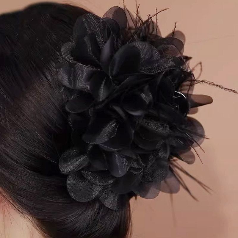 抓夹丸子头盘发神器后脑勺发抓