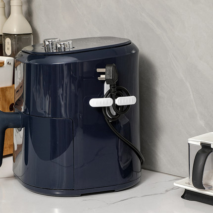 厨房收纳绕线器家用电器理线器插头固定器缠绕线夹电源线整理神器