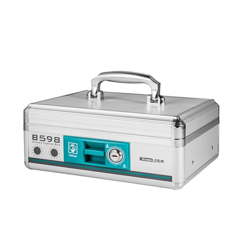 Портативный двухэтажный кассовый аппарат, коробка для коммерческого использования, кошелек