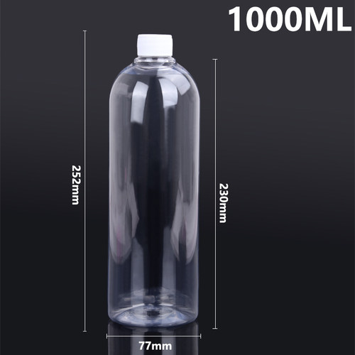1000毫升ml旋盖瓶透明空瓶子