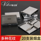 Ультратонкий портативный портсигар из нержавеющей стали, делается под заказ, 6.5mm