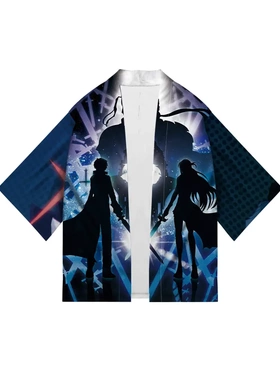 新游T恤Zenless Zone Zero绝区零妮可数码印花羽织披风和服道袍