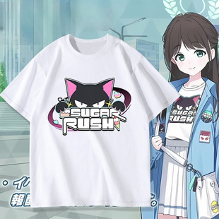 cos短袖 爱莉同款 T恤男女痛衣 伊吹 蔚蓝周边碧蓝档案动漫水美游