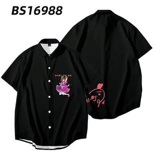 男女二次元 星野爱cos潮流衬衣夏季 痛衣服 孩子动漫周边衬衫 我推
