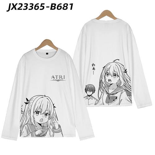 日系ATRI动漫亚托莉周边cos印象长袖T恤二次元男女衣服春秋