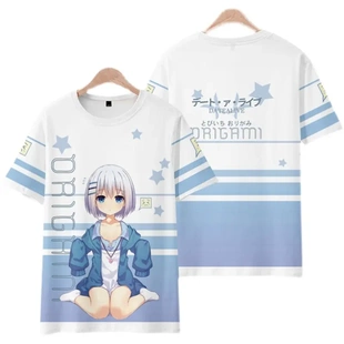 衣服周边二次日系大码 夏季 痛衣可 T恤短袖 约会大作战鸢一折纸