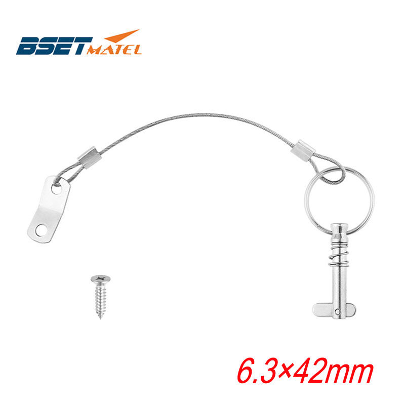 BSET MATEL 不锈钢船用舌销 止动销 游艇配件 山型座 管夹快速销