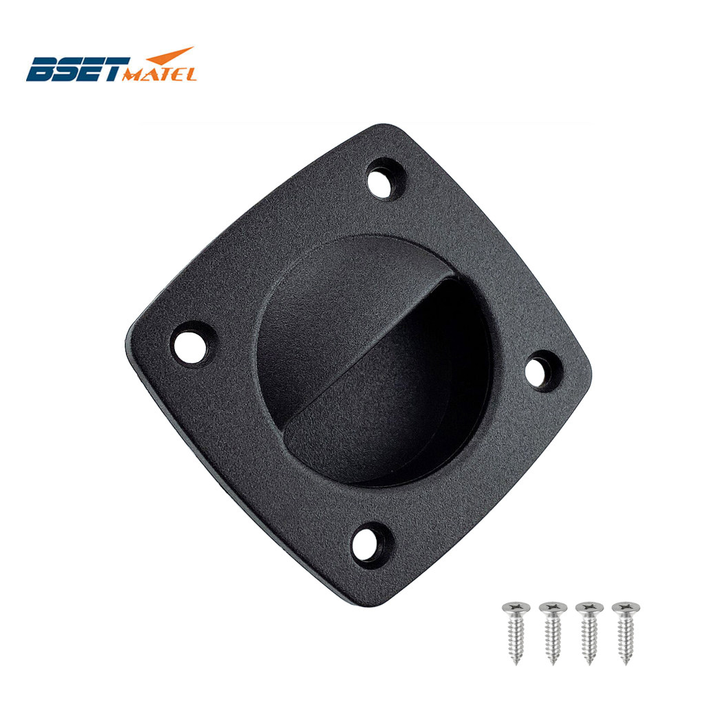 BSETMATEL黑色门拉手地板扣