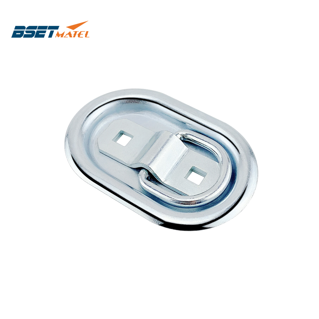 bset matel 碳钢镀锌 d型拉环 卧环 绳钩 集装箱绳环货车厢固定环