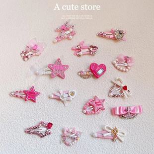 宠物发夹梳夹BB夹满钻手工原创 马尔济斯约克夏西施比熊泰迪 包邮