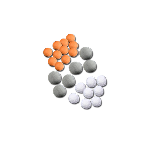 沫凌浴室淋浴净水过滤花洒专用石麦饭石除氯亚硫酸钙碱性陶瓷球