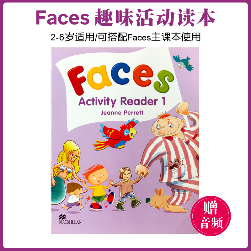 进口原版 麦克米伦 Faces Activity Reader 1级 幼儿启蒙英语趣味读物 3-6岁幼儿园儿童英文绘本阅读故事书