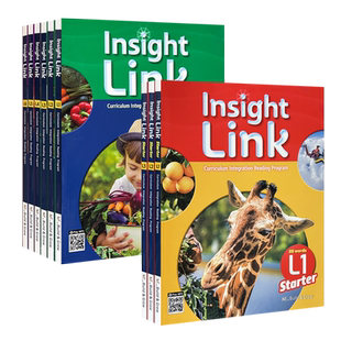 少儿英语跨学科综合阅读Insight Link starter 1 2 3 4 5 6级 英语STEAM蓝思阅读教材