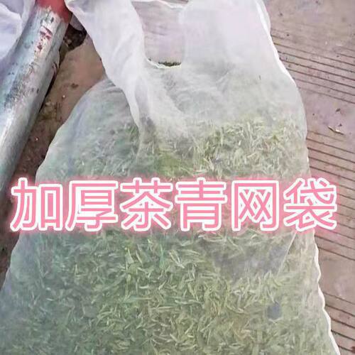 手提装青茶叶袋芽尖尼龙网袋透气80目采茶加厚网袋采摘专用袋加厚