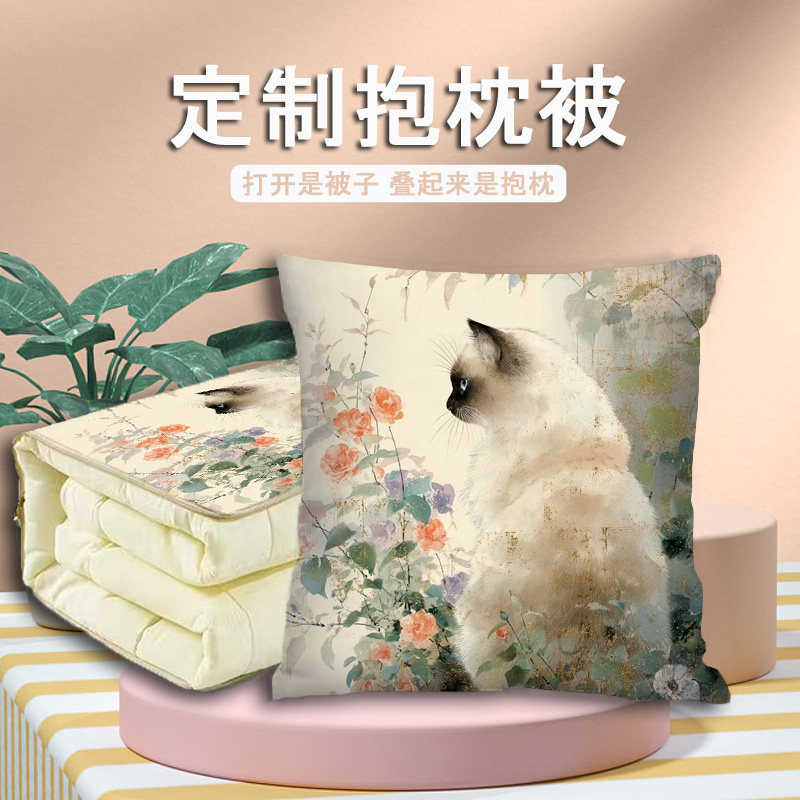 空调抱枕被多功能二合一