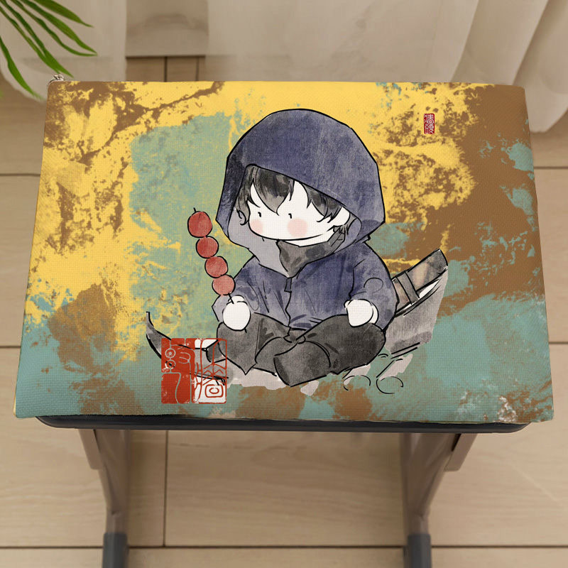 Q版盗墓笔记垫子久坐凳子垫工厂教室上课板凳加厚坐垫学生垫屁股