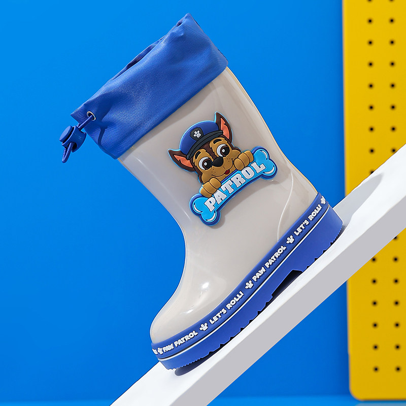 CHILDRENS RAIN BOOTS BOYS GIRLS GIRLS NON-SLIP CHILDRENS STUDENTS HIGH-TUBE WATERPROOF SHOES BOYS RAIN BOOTS