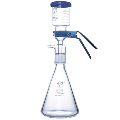 抽真空过滤装置 实验室溶剂过滤器 玻璃砂芯过滤装置250 1000ml 抽滤装置瓶 包邮真空泵 抽真空设备