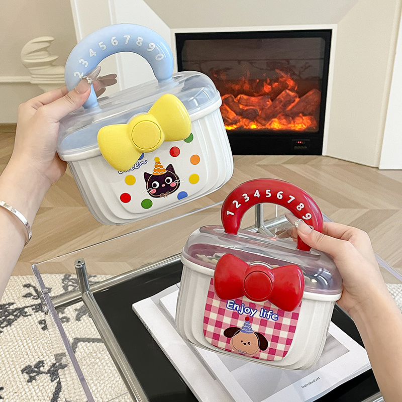 柒简多巴胺蝴蝶结收纳盒