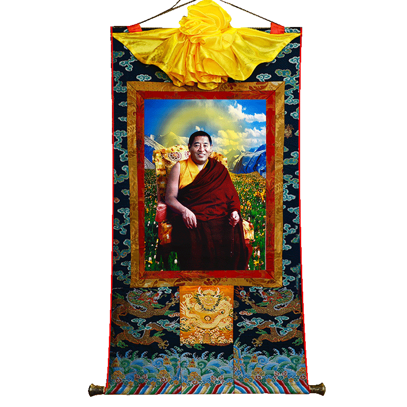 晋美客厅画心藏式装裱