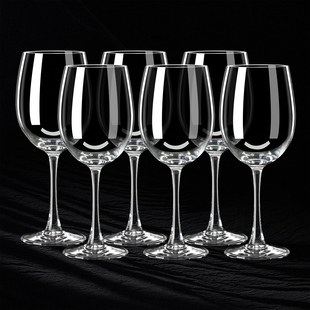 欧式红酒杯醒酒器套装家用一对6只水晶玻璃高脚杯无铅玻璃杯酒具