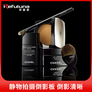 锐富图亚克力30/60CM倒影板40CM钢化珠宝淘宝拍摄静物台拍照产品立体镜面黑色白色摆拍摄影棚专用防刮花道具