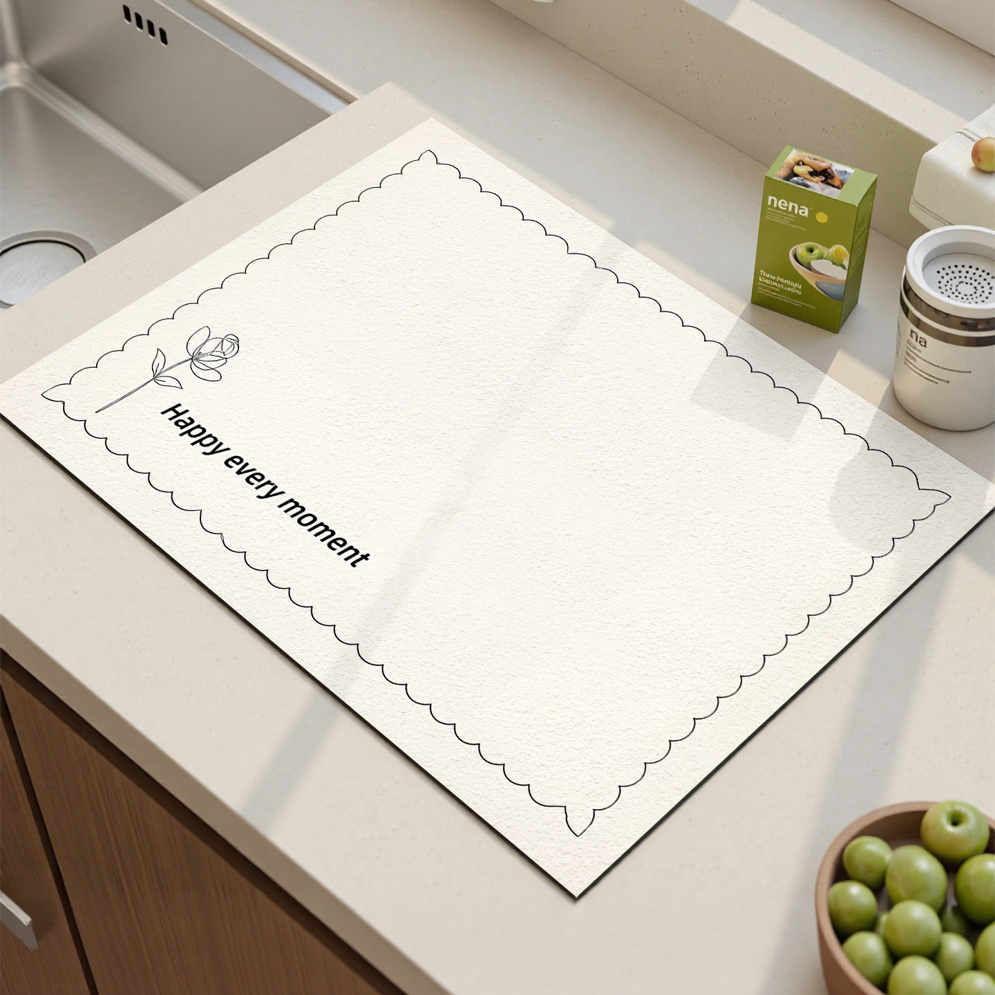 简约厨房台面硅藻泥防滑隔热垫吸水沥水垫洗手间水槽洗碗池保护垫,居家布艺,厨房地垫,淘宝优惠券,粉丝福利购,淘宝优惠卷