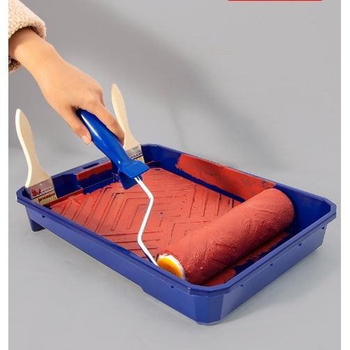 油漆滚筒刷无死角小滚筒乳胶漆涂料刷细毛刷修补滚刷修边刷墙工具