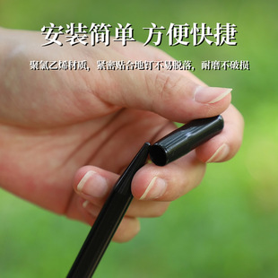 户外地钉帽硅胶保护钢钉橡胶帽护套黑色软胶套天幕配件防磨塑料套