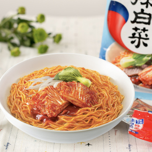 5袋装 农心 辣白菜韩式 拌面五连包132g 泡菜拌面泡面方便面整袋装