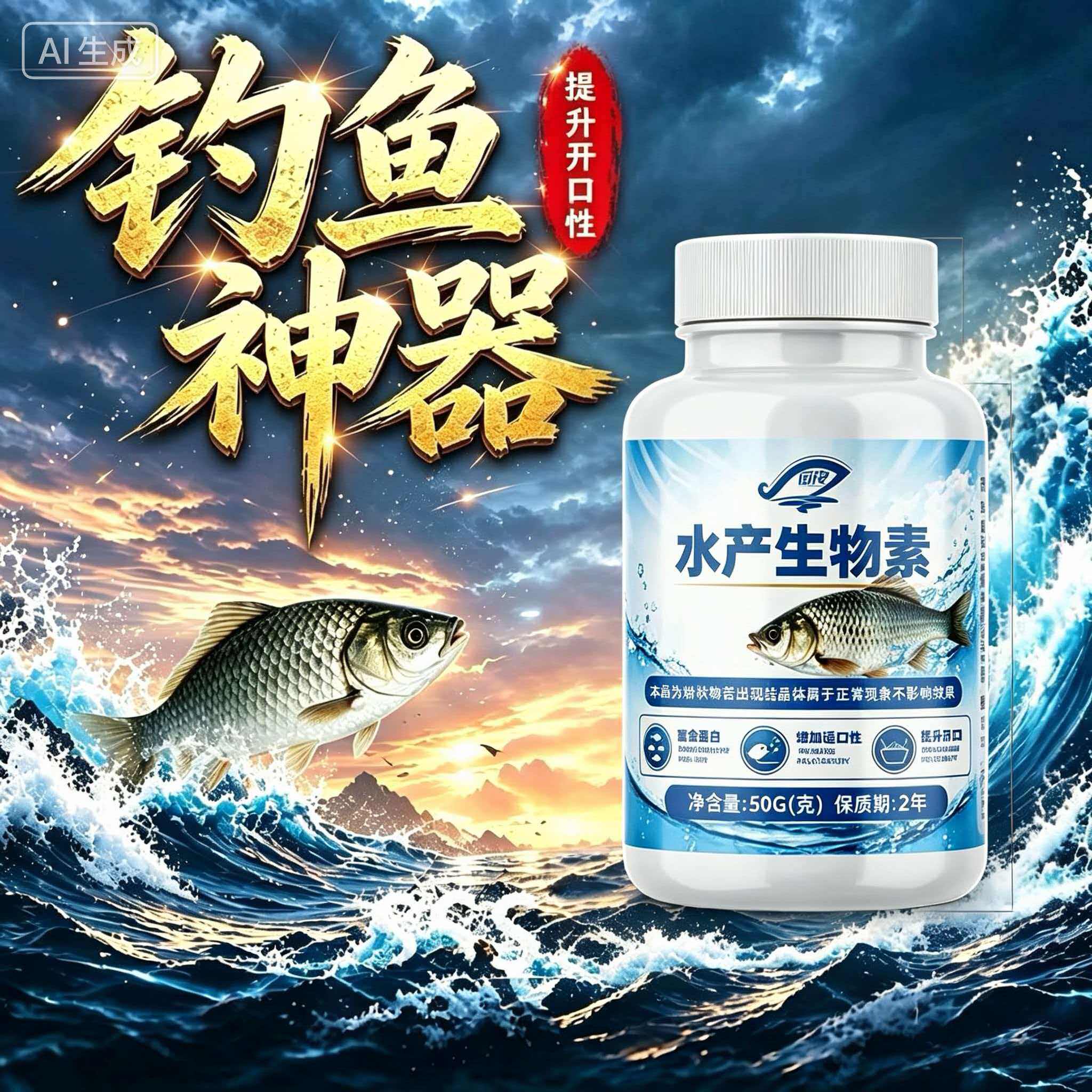 正品水产生物素钓鱼小药添加剂诱鱼剂专用水产捕捞信息素饵料窝料