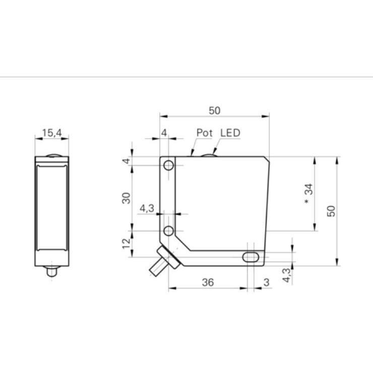 【议价】【议价】 FHDM 16N5004 漫反射传感器 10161126