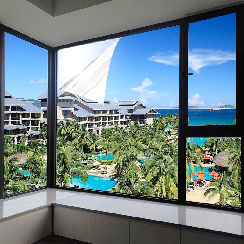 隔热膜窗户防晒遮光玻璃贴纸阳光房遮阳玻璃贴膜透光不透明太阳膜