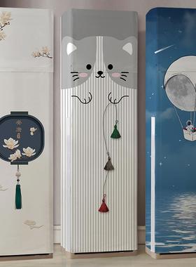 立式柜机空调罩2025年新款客厅布艺开机不取方形柜式空调套防尘罩