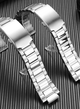 适配EDIFICE卡西欧5118表带 EF-546D 不锈钢手表链配件凸口14mm