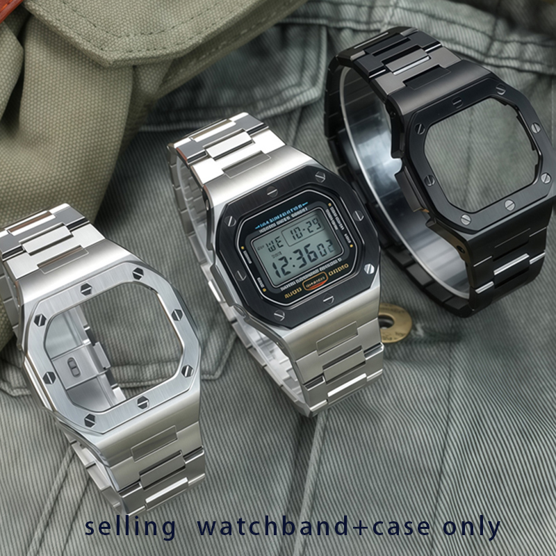 幸福雨适配卡西欧DW-5600 GW-B5600 GW-M5610改装表壳表带套装