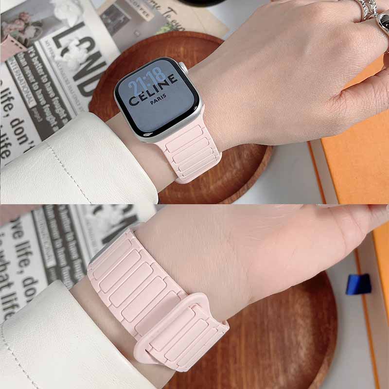 适用苹果手表iwatch10表带夏季新款硅胶applewatchS7S9S8运动舒适